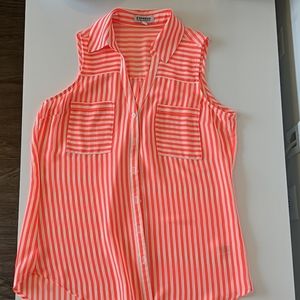 Express NEON striped top